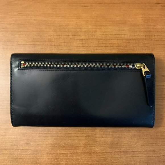 OFFICIAL Thom Browne Black Leather Clutch - Picture 2 of 6